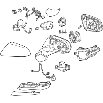 OEM 2022 Lexus NX450h+ MIRROR ASSY, OUTER R - 87940-78520-A0