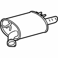 OEM 2021 Toyota Camry Muffler - 17430-0P562