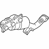 OEM 2007 BMW X3 Exchange. Exhaust Manifold With Catalyst - 18-40-3-415-422