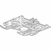 OEM 2018 Chevrolet Equinox Front Floor Pan - 84379208