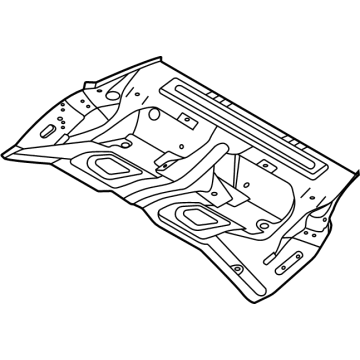 OEM 2021 Hyundai Sonata Panel Assembly-Rear Floor, FRT - 65511-L1010
