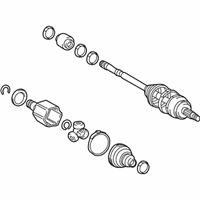 OEM 2016 Lexus RX350 Shaft Assembly, Front Drive - 43420-48130