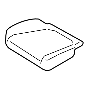 OEM 2021 Hyundai Santa Fe PAD ASSY-REAR SEAT CUSHION, RH - 89250-S1100