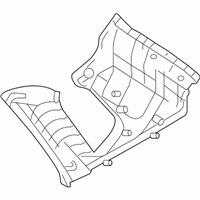 OEM Hyundai Tucson Trim Assembly-Rear Pillar LH - 85850-2E300-Z9