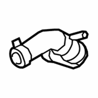 OEM 2006 Mercury Montego Lower Hose - 5F9Z-8A507-BF