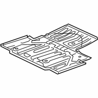 OEM 2017 Lexus RX450h Pan, Rear Floor - 58311-0E080