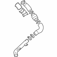 OEM Hyundai Veloster Pipe & Hose Assembly-Turbo Changer WATERFEED - 28250-2B700