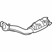 OEM 2017 Nissan Rogue Exhaust Tube, Front W/Catalyst Converter - 200A0-4BA2A