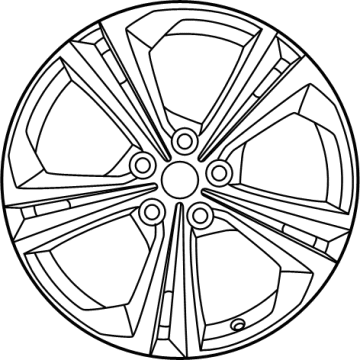 OEM Nissan Sentra ALUMINUM WHEEL - D0300-6LW1K