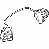 OEM 2014 BMW 740i Multifunct Steering Wheel Switch - 61-31-9-229-485