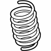 OEM 2003 Ford Crown Victoria Coil Spring - 9W7Z-5310-C
