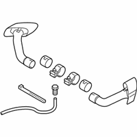 OEM BMW Tailpipe Trim, Chrome - 18-30-2-154-632