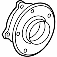 OEM 2012 BMW ActiveHybrid 5 Wheel Hub With Bearing, Front - 31-20-6-850-158