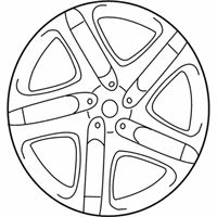 OEM 2016 Infiniti QX60 Aluminum Wheel - 40300-3JA6A
