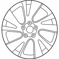 OEM 2013 Infiniti JX35 Aluminum Wheel - 40300-3JA4B
