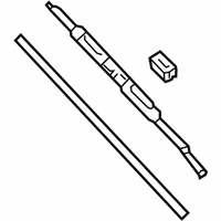 OEM 2012 Hyundai Genesis Coupe WIPER Blade 24'' -Hybrid - 99H09-AK024-H