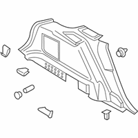 OEM Lincoln Nautilus Quarter Trim Panel - FA1Z-5831013-BS