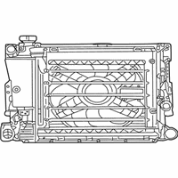 OEM 2001 BMW 330xi Cooling Unit - 17-10-7-544-367