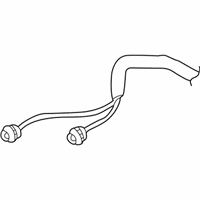 OEM 2001 Hyundai Elantra Rear Combination Holder & Wiring - 92415-2D200