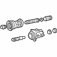 OEM Ford E-250 Econoline Shaft & Sector - F6TZ3D517DA