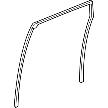 OEM 2022 Acura MDX Runchannel, Right Rear door - 72735-TYA-A01