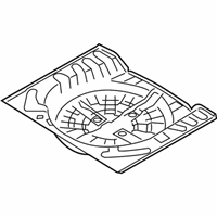 OEM 2012 Nissan Rogue Floor-Rear, Rear - G4514-JM0MA