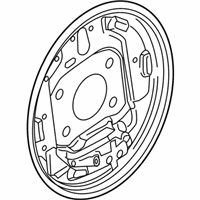 OEM Honda Fit Plate, Left Rear Brake Back - 43120-T5R-A01