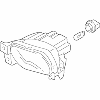OEM Kia Rio Front Fog Lamp Assembly, Right - 922021G000