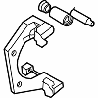 OEM 2009 BMW M6 Calliper Carrier - 34-21-2-283-172