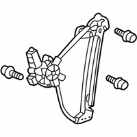 OEM 2004 Acura TSX Regulator Assembly, Left Rear Door Power - 72750-SEA-003