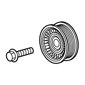 OEM 2022 Cadillac Escalade ESV Idler Pulley - 12700122