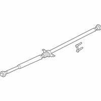 OEM 2016 Ford Edge Drive Shaft Assembly - F2GZ-4R602-D