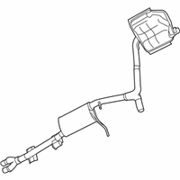OEM 2015 Dodge Charger Muffler Resonator And Pipe - 68227346AF