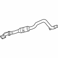 OEM 2019 Chrysler 300 Front Catalytic Converter And Pipe - 68091590AE
