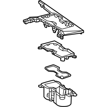 OEM Lexus NX350 PANEL SUB-ASSY, CONS - 58805-78050