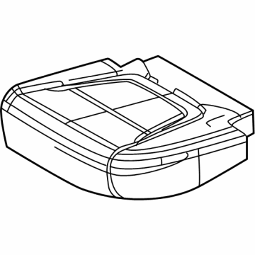 OEM 2022 Hyundai Santa Cruz PAD ASSY-REAR SEAT CUSHION, LH - 89150-K5000