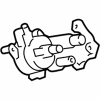 OEM Lexus GX460 Housing, Water Inlet - 16323-0S030
