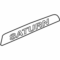 OEM 2007 Saturn Vue Applique Asm, Lift Gate - 21996225