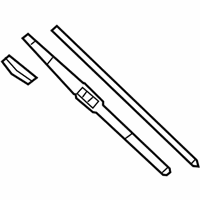 OEM 2020 Hyundai Tucson Blade Assembly-Wiper, Rear - 1GH09-AK014-R