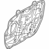 OEM 2013 Hyundai Azera Front Left-Hand Door Module Panel Assembly - 82471-3V100