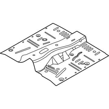 OEM Ford Bronco PAN ASY - FLOOR - FRONT - MB3Z-5811135-A