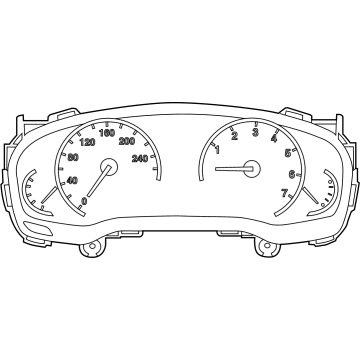 OEM 2022 BMW M440i xDrive Instrument Cluster - 62105A59677