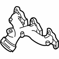 OEM 2002 Mercury Sable Exhaust Manifold - YF1Z9430ED