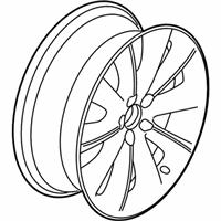 OEM 2013 Ford Flex Wheel, Alloy - DA8Z-1007-D