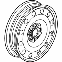 OEM 2015 Lincoln MKX Wheel, Spare - 8A5Z-1007-D