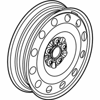 OEM 2016 Ford Police Interceptor Sedan Wheel, Spare - 8A5Z-1007-D