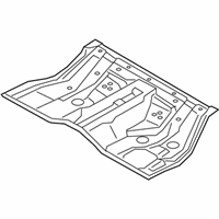 OEM Kia K900 Panel Assembly-Rear Floor - 655113T000