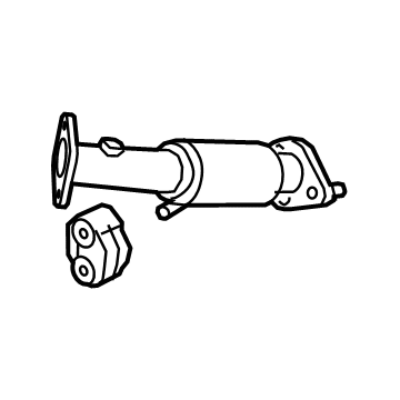OEM 2022 Hyundai Elantra MUFFLER ASSY-FRONT - 28610-BY700