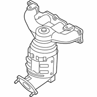OEM 2015 Hyundai Santa Fe Sport Exhaust Manifold Catalytic Assembly - 28510-2G455