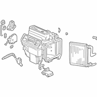 OEM 1999 Honda Odyssey Heater Unit - 79100-S0X-A01